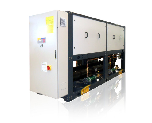 GSE condenserless water chiller with screw compressors