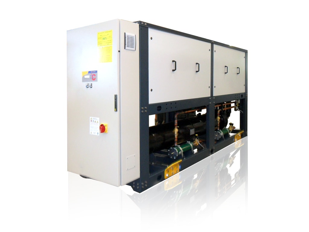 GSE condenserless water chiller with screw compressors