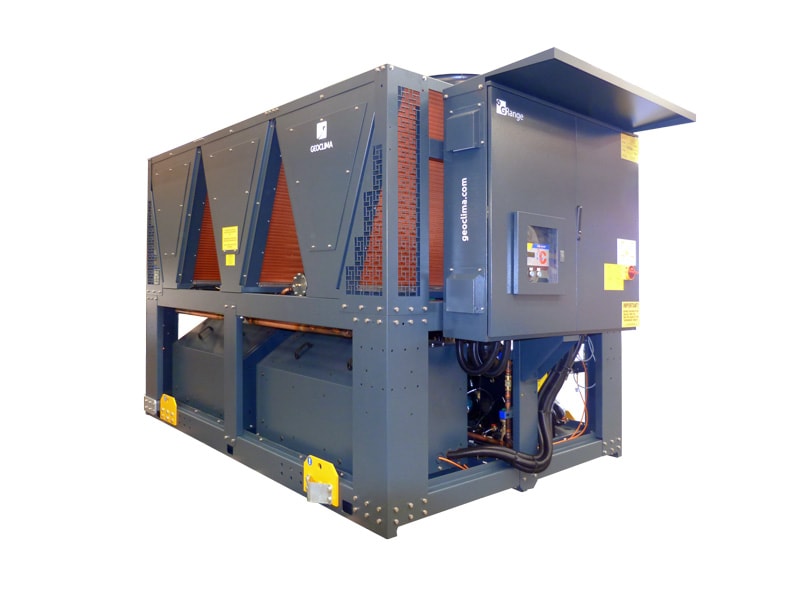 GHA ES air cooled chiller with evaporative system