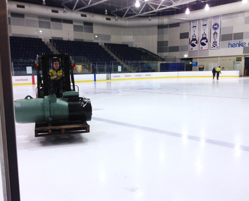 GHH für Kältesystem in Eis Arena in Melbourne