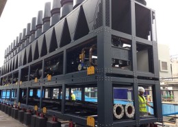 Turbomiser air cooled chillers with silencers - City of Westminster