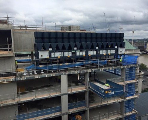 Turbomiser air cooled chillers with silencers