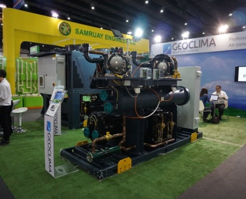 Geoclima at Bangkok RHVAC 2015 for HVAC Thai market