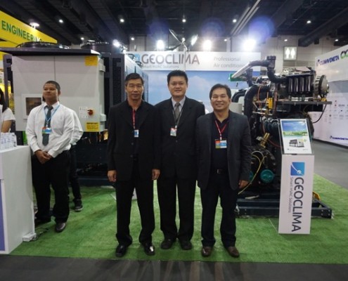 Geoclima at Bangkok RHVAC 2015 for HVAC Thai market
