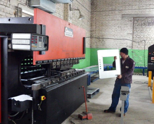 metal sheet production